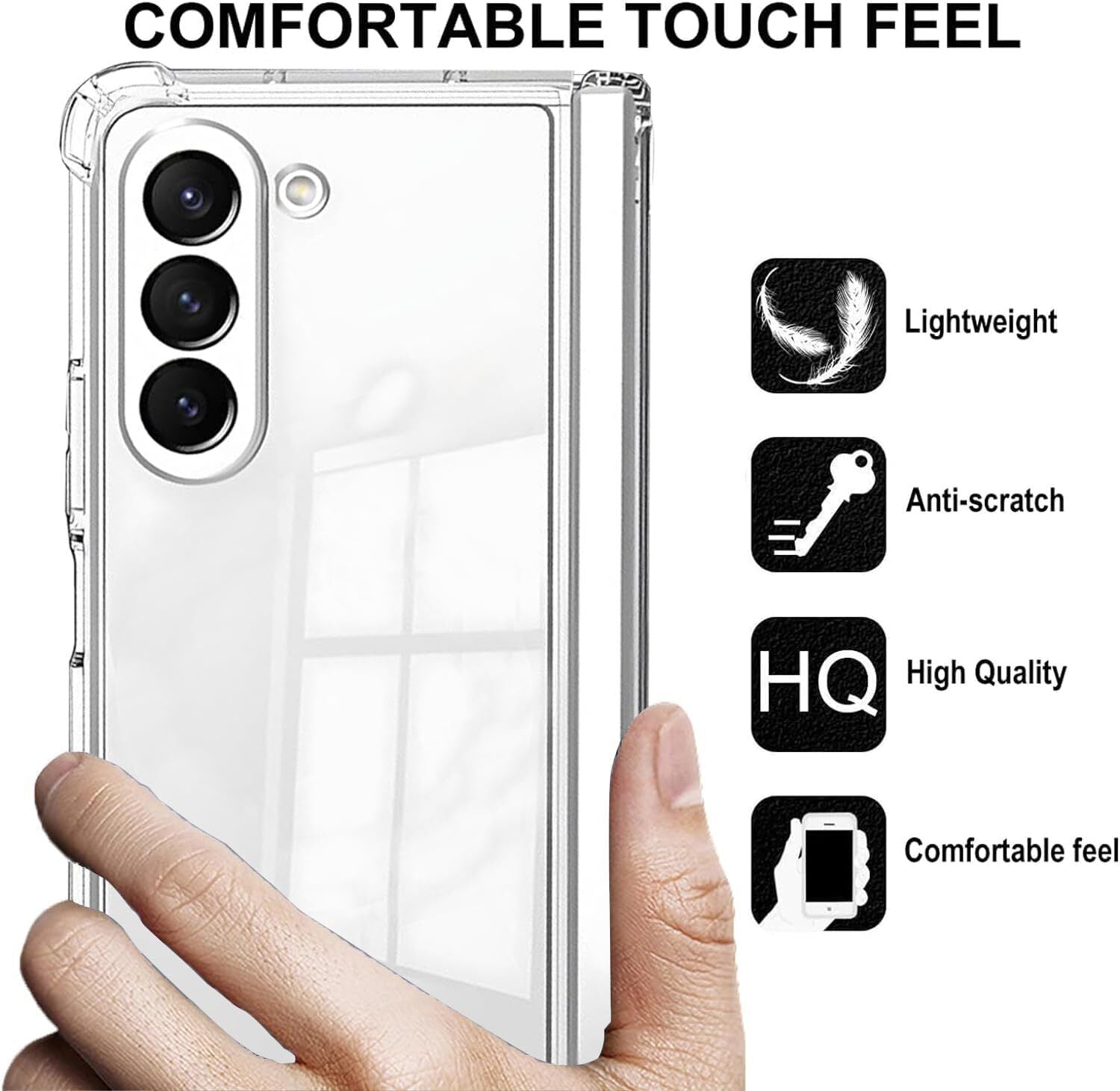 Coque en TPU souple pour Samsung Galaxy Z Fold 6 5G Coque en TPU souple pour Samsung Galaxy Z Fold 6 5G